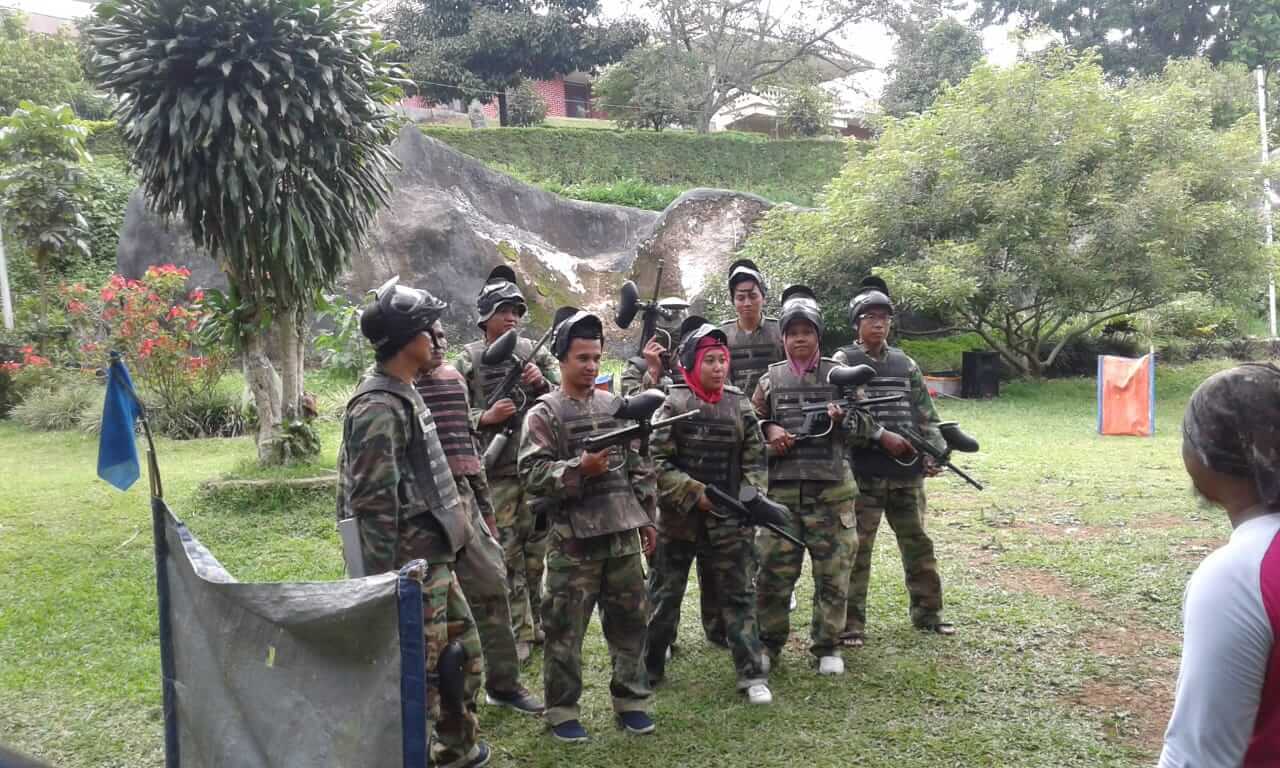 paintball team action outdoor